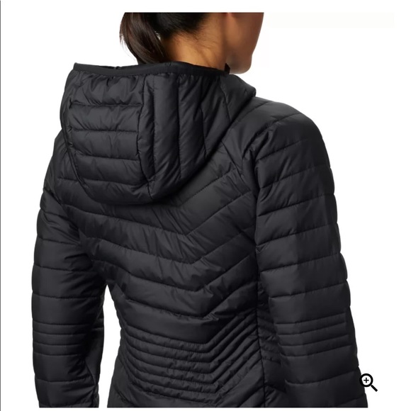 Columbia Puffer Jacket Parka Women's Powder Lite™ Mid Jacket XS Blue - Picture 8 of 11